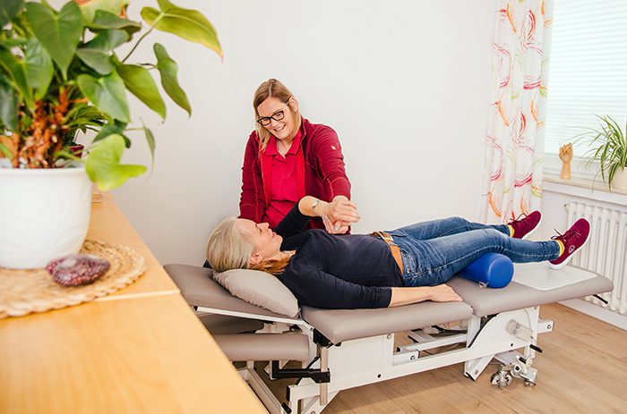 behandlungsliege Behandlungsraum der Praxis für Ergotherapie in Hameln